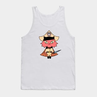 cat pirate Tank Top